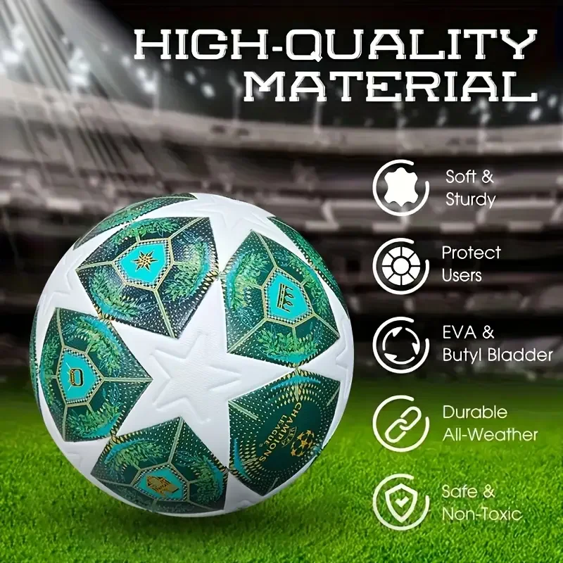 

High Quality Soccer Balls Official Size 4/5 PU Material Seamless Goal Team Outdoor Match Game Football Training Ballon De Foot