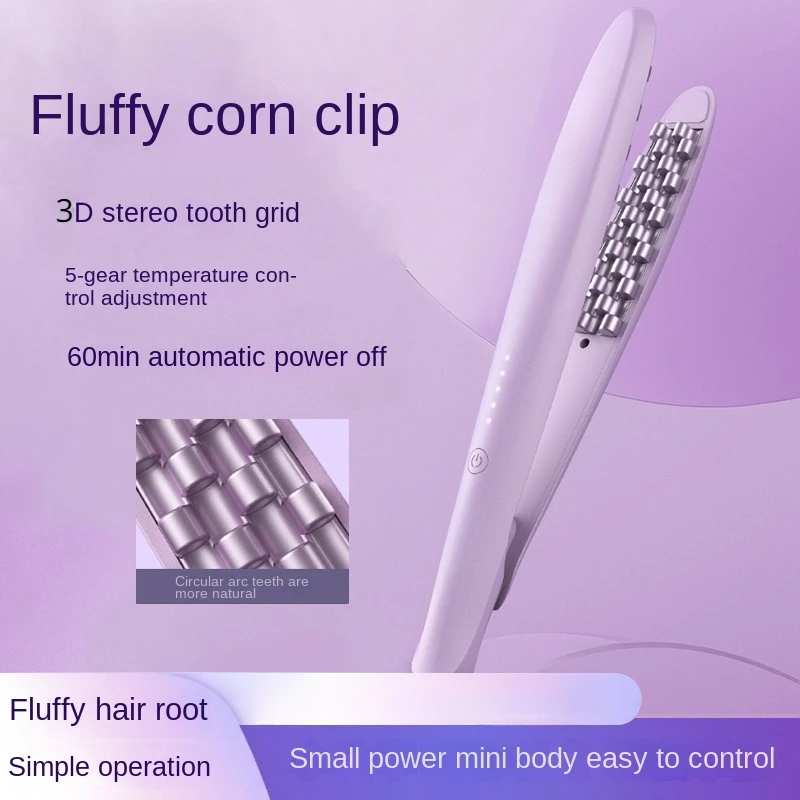 Corn Perm Clipboard Negative Ion Corn Fluffy Curling Iron for Men and Women Hair Roller Perm Rods for Hair Hair Tools