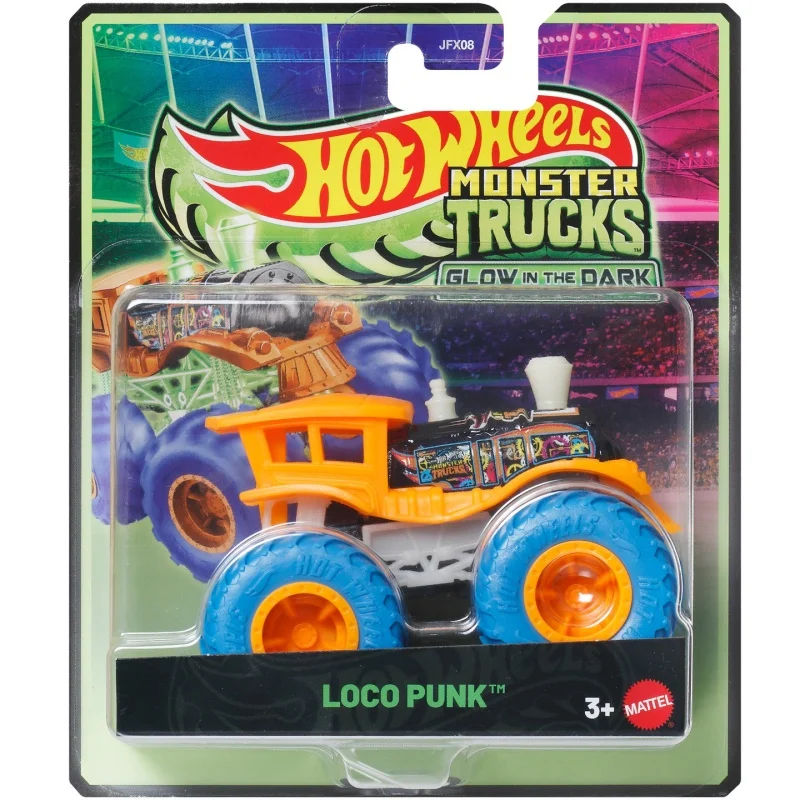Mattel Hot Wheels Monster Trucks Glow-in-the-Dark Shark Wreak JFX08 - Collectible Diecast Toy Truck for Kids Boys Aged 3+ view 5
