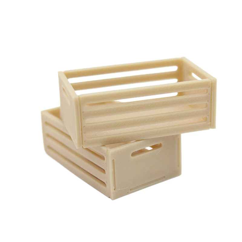 Mir Miniature de Maison de Courses, Boîte de Rangement de Légumes, Mini Modèle pour Maison de Beurre à Échelle 1/12, Décoration DIY, 1 Pièce