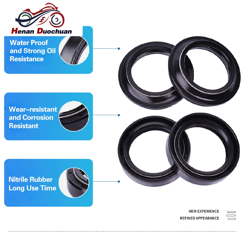 

36x48x11 Motorcycle Front Fork Oil Seal 36 48 Dust Cover For Kawasaki EL250 Eliminator 250 EL 250 EX250 EX250F Ninja 250R EX 250