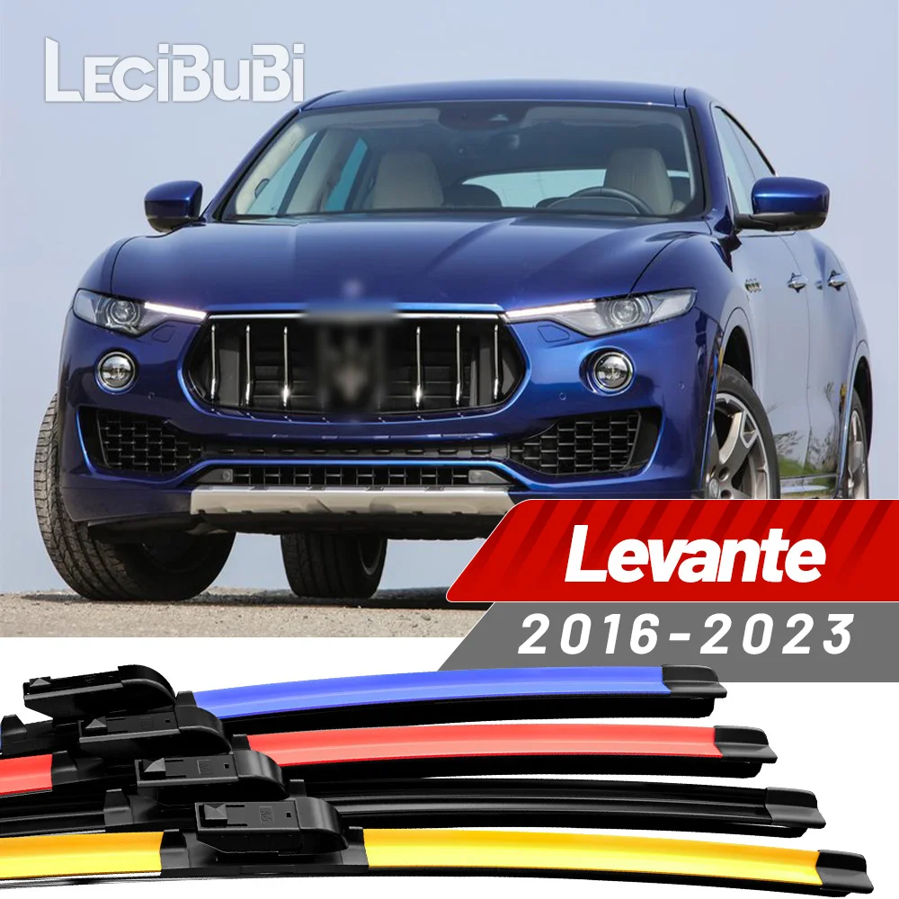 

2 шт. для Maserati Levante 2016-2023 2017 2018 2019 2020 2021 2022 щетки стеклоочистителя переднего стекла дворники