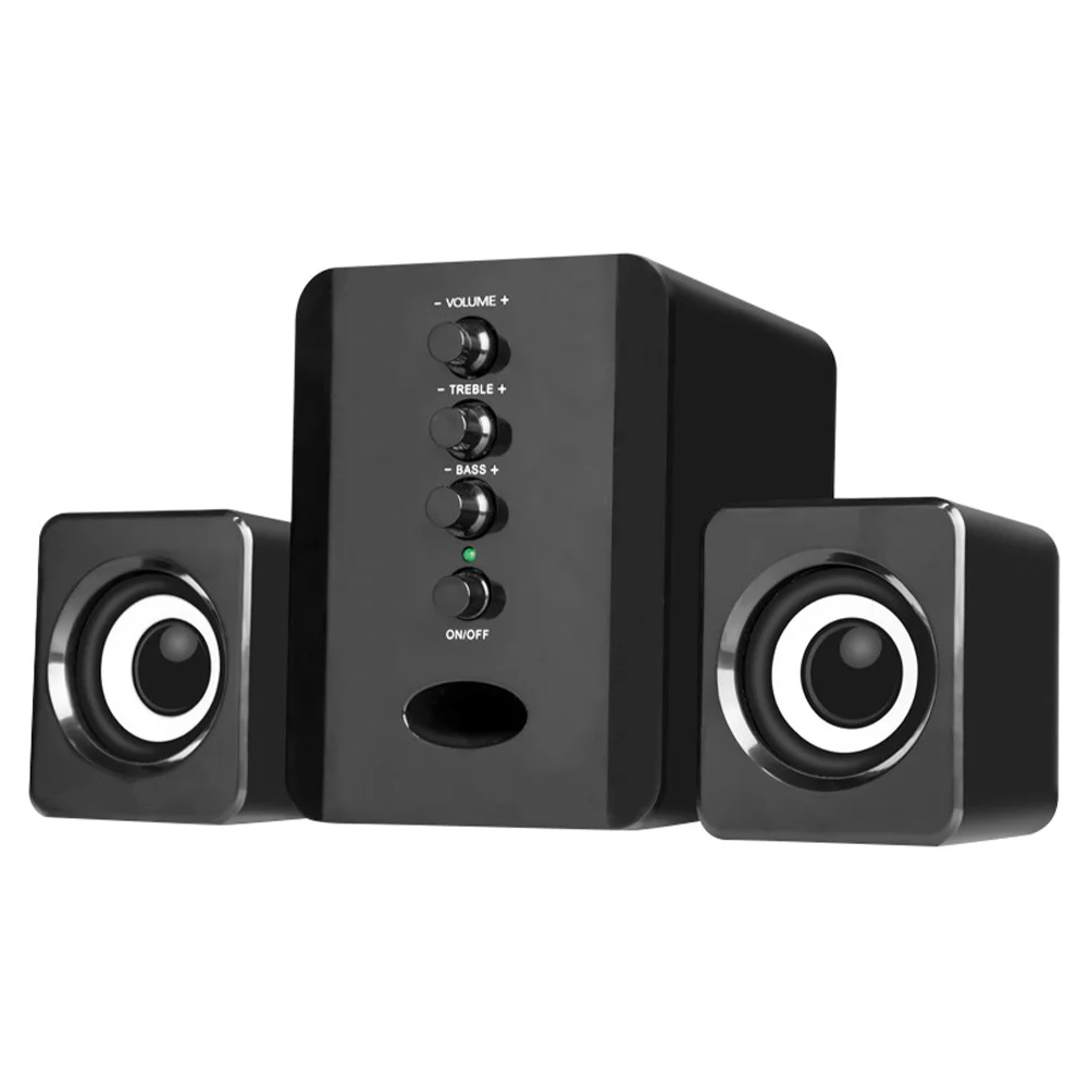 

1Set Mini Speaker USB Computer Phone Desktop Compact Durable Portable Music Loudspeaker Anti-Interference