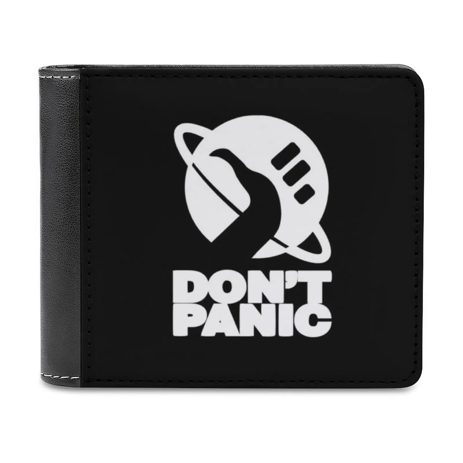Men's Wallet Purses Wallets New Design Dollar Price Top Men Leather Wallet The Guide Galaxy Geek The Hitchhikers Guide To The