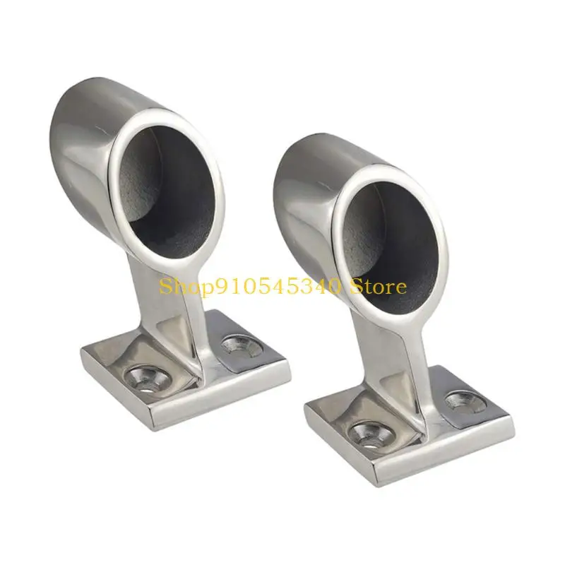 

U2JA 2 шт. Концевой/центральный/передний кронштейн для крепления на поручне из нержавеющей стали