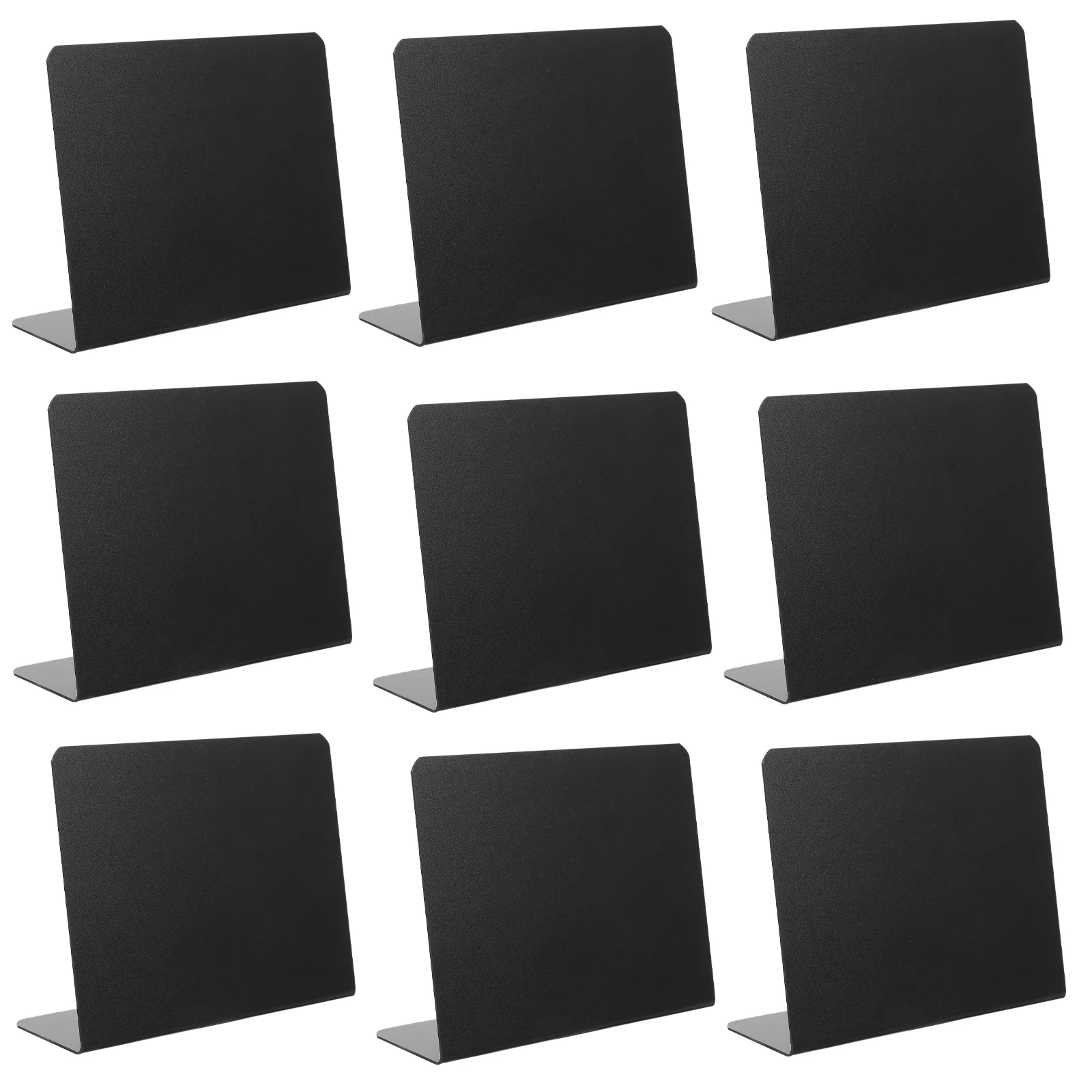 10 Pcs The Sign Mini Blackboard Dining Table Emblems Pvc Tabletop Memo Chalkboard