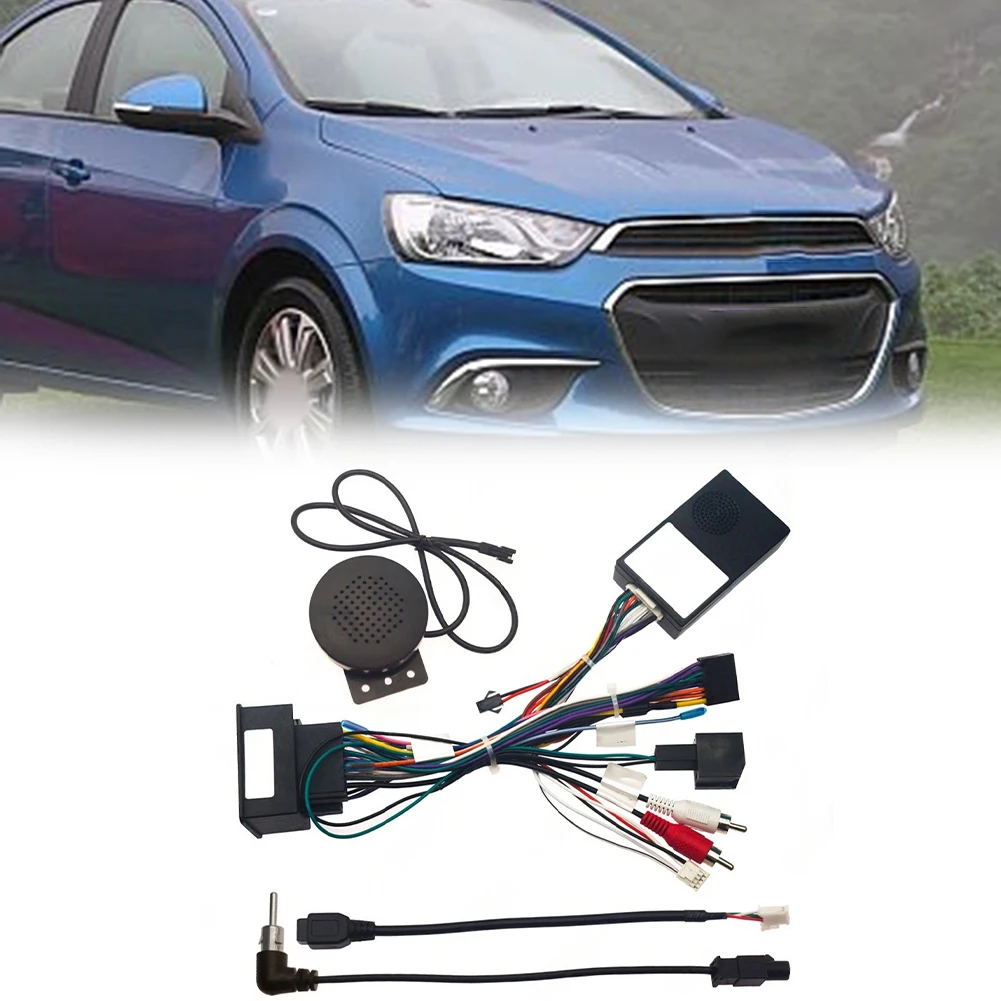 

16-контактный кабель питания для навигации с блоком протоколирования для Chevrolet Cruze, Aveo, Trax, для Android-магнитол, проводка для подключения.