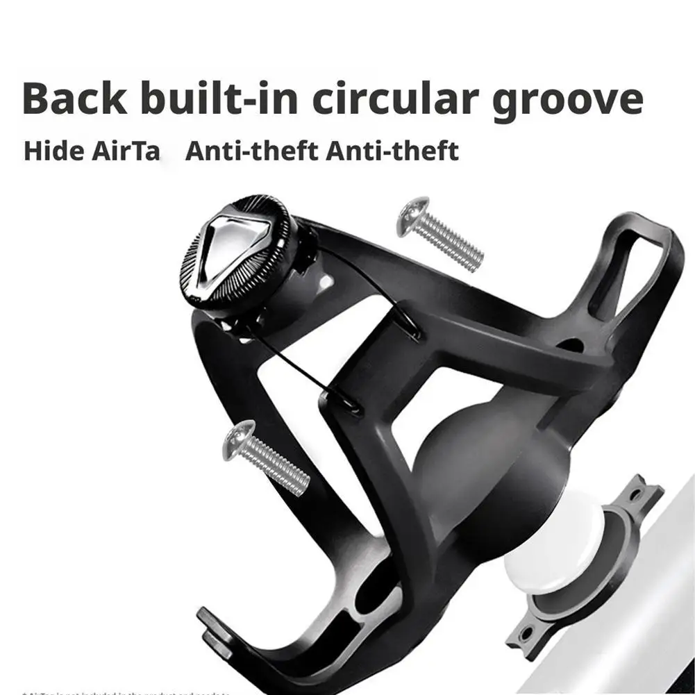 

Для Rrskit для AirTag велосипедный локатор скрытый держатель чайника MTB/дорожный/складной велосипед скрытый противоугонный регулируемый держатель для бутылки с водой