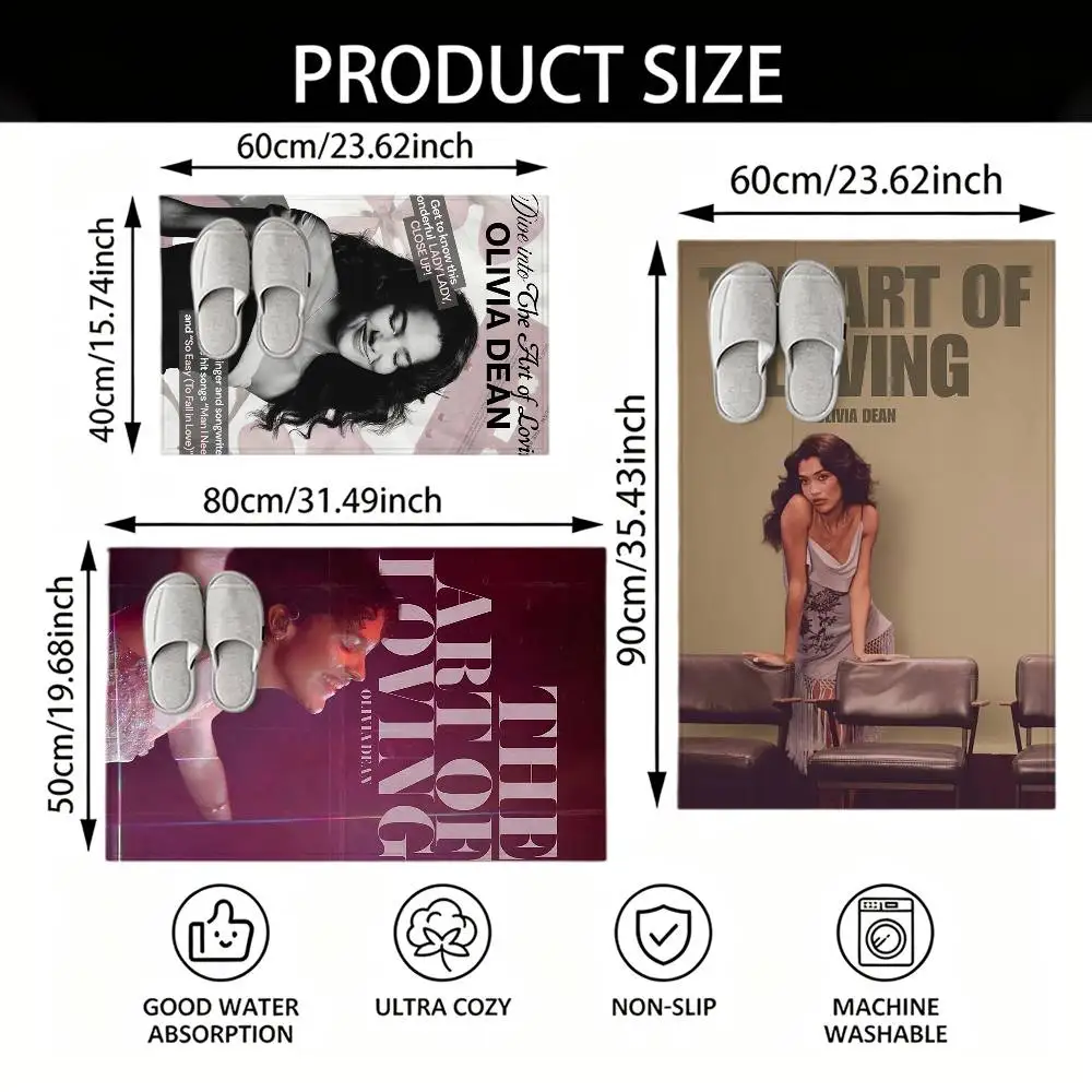 O-Olivia D-Dean Soul-Pop Bedroom Decor Carpet  for Living Room Thick Plush Study Floor Mat Home Fluffy Soft Rug