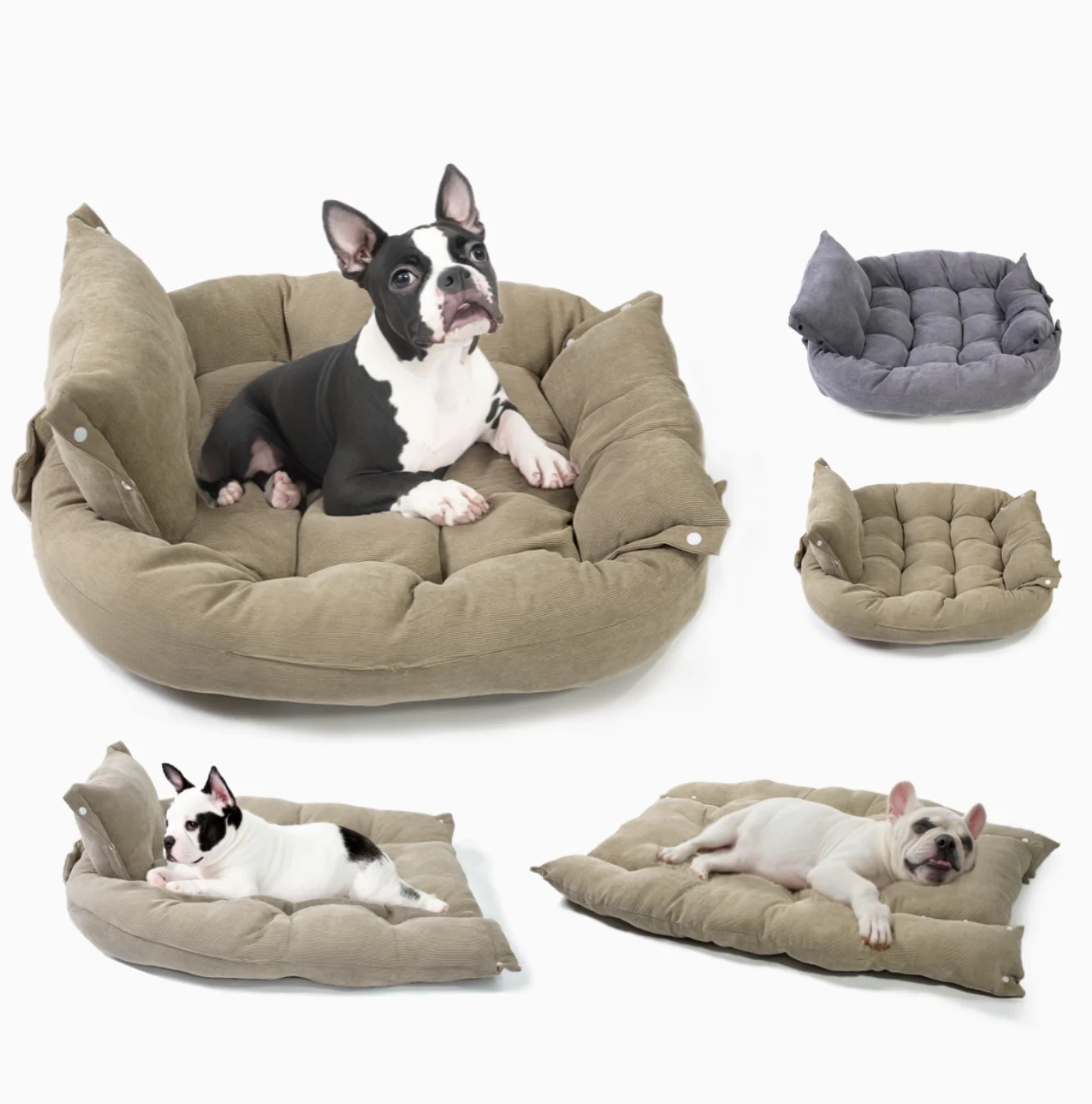 

Pet Beds for Small Pets Cat Beds for Indoor Cats Washable Pet Bed for Puppy and Kitten with Slip-Resistant Bottom