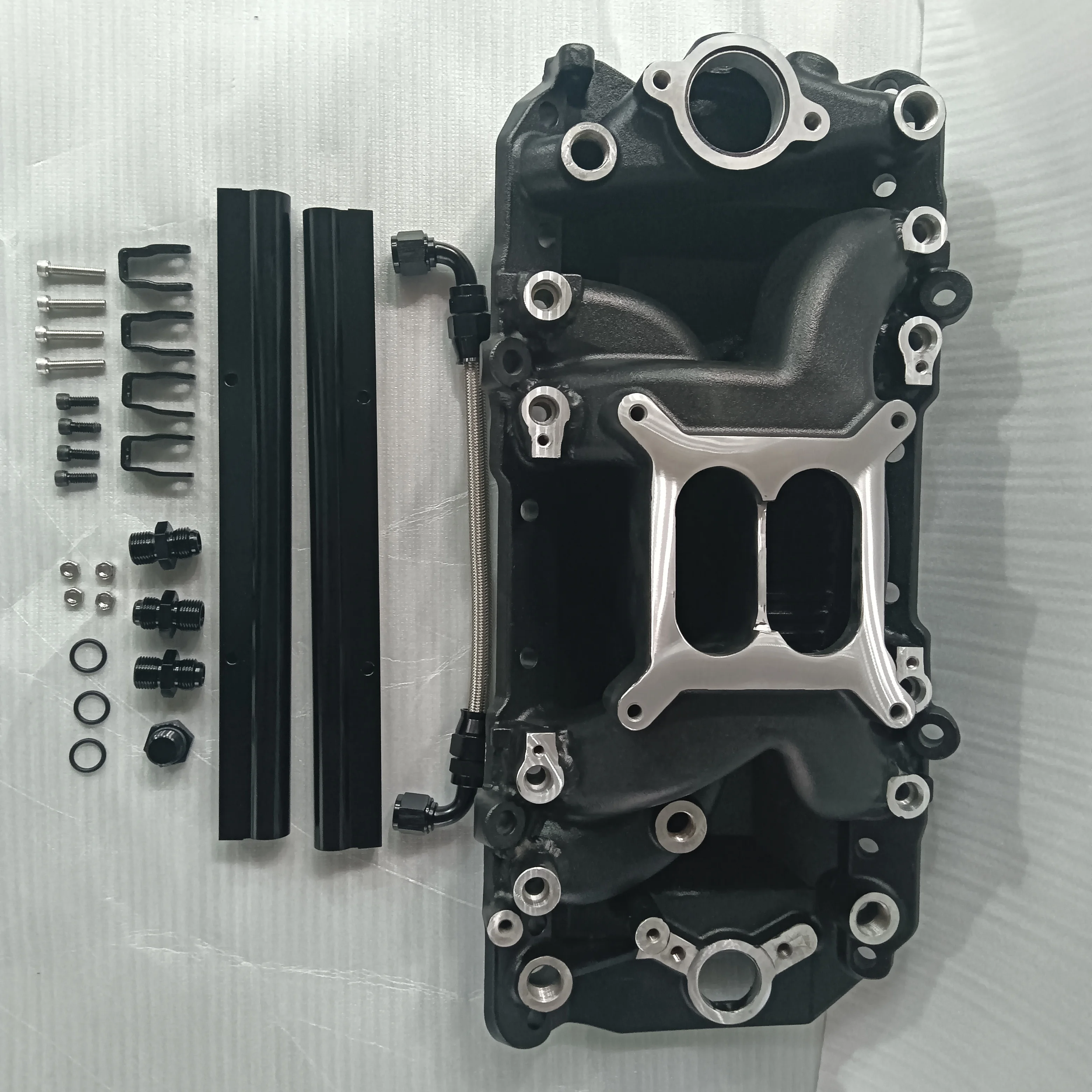 

EFI Chevy Big Block V8 Crosswind Intake Manifold,include Fuel Rail Kits