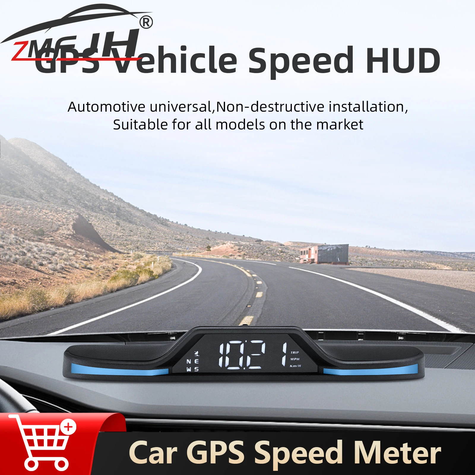 

G15 Автомобильный GPS Бортовой компьютер Авто проекционный дисплей для всех автомобилей Спидометр с будильником Время вождения Автомобильный датчик