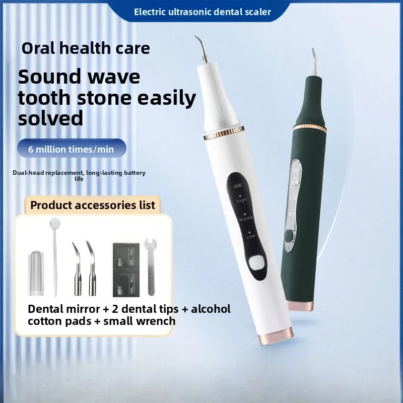 Escalador Dental, limpiador Dental ultrasónico, eliminación de piedra, eliminador de placa sónico eléctrico para manchas de dientes, sarro, blanqueamiento de cálculo