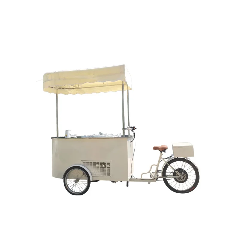 

Food Cart Mobile Food Cart Fast Food Trailer Crepe Yarn for Sale American BBQ Snacks with Cooking Equipment