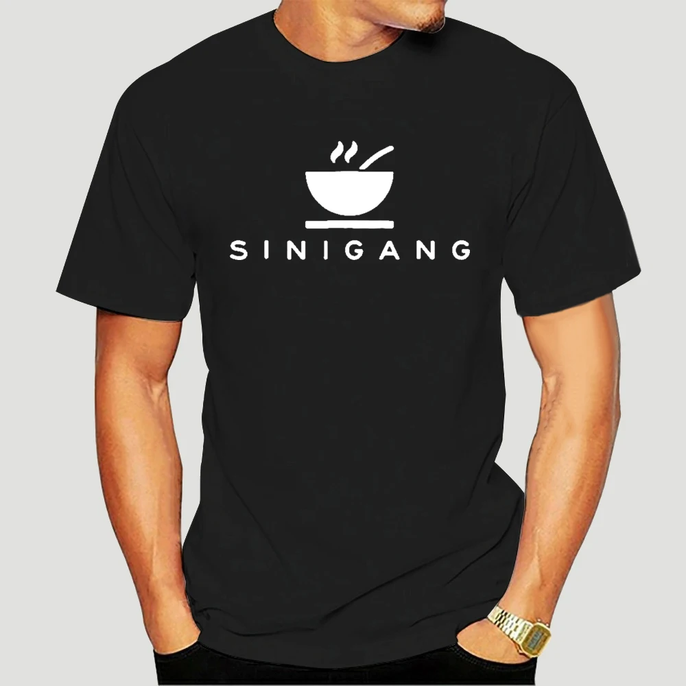 2025 Fashion summer T shirt 100% Cotton Funny Sinigang Soup T Shirt Filipino Pinoy Philippines-4099A