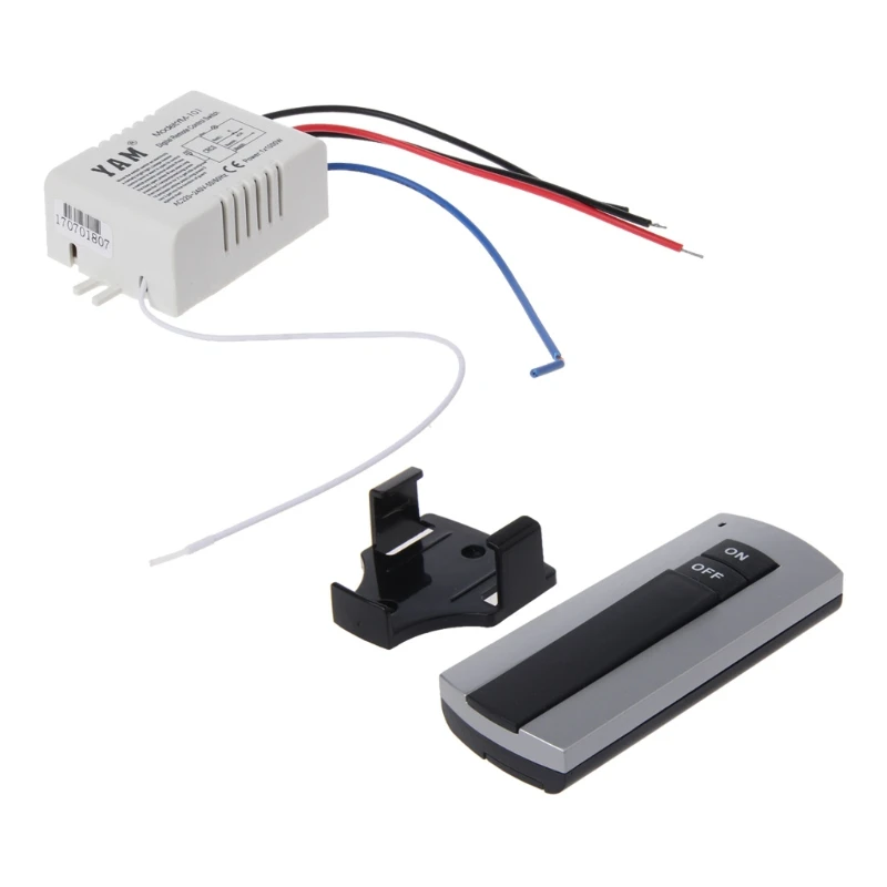 

Q2Q4 Wireless 1 Channel ON/OFF Lamp Remote Control Receiver Transmitter