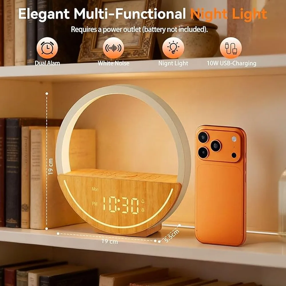Alarm Clock Hatch Alarm Clock Gentle Light Functionality Natural Wake-Up Timed To Perfection