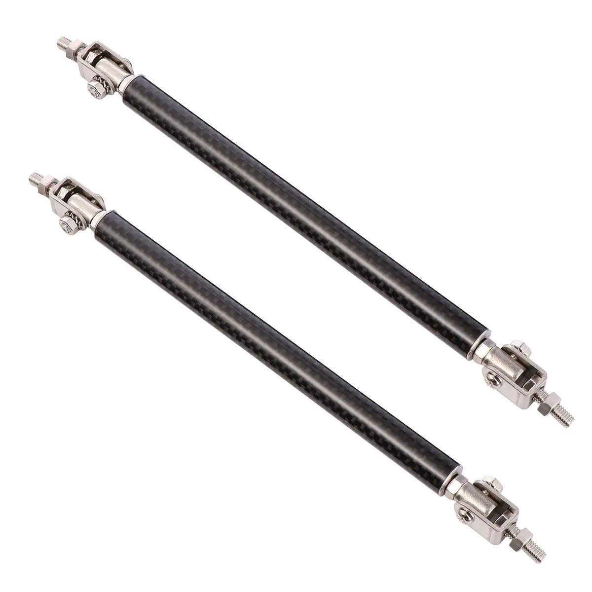 2Pcs Carbon Fiber Car Modification Rod Surround Pull Bar Decorative Universal Car Tool for Body Panel Console Delicate