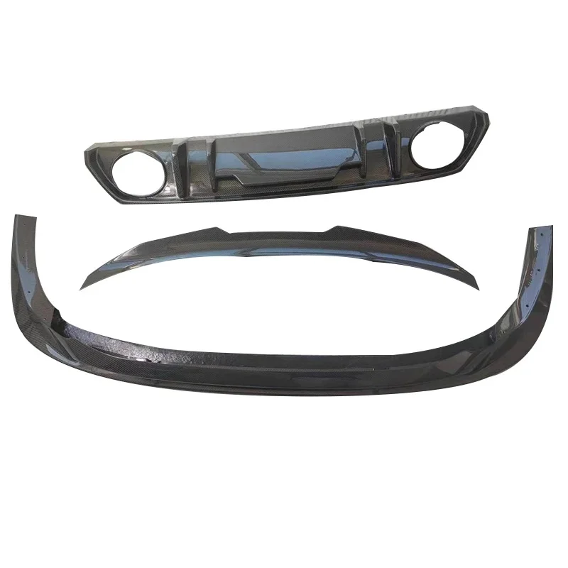 Carbon Fiber Car Front Lip  Rear Diffuser Rear Spoiler for Audi RS3 8Y Premium Sedan 4-Door 2021-2022