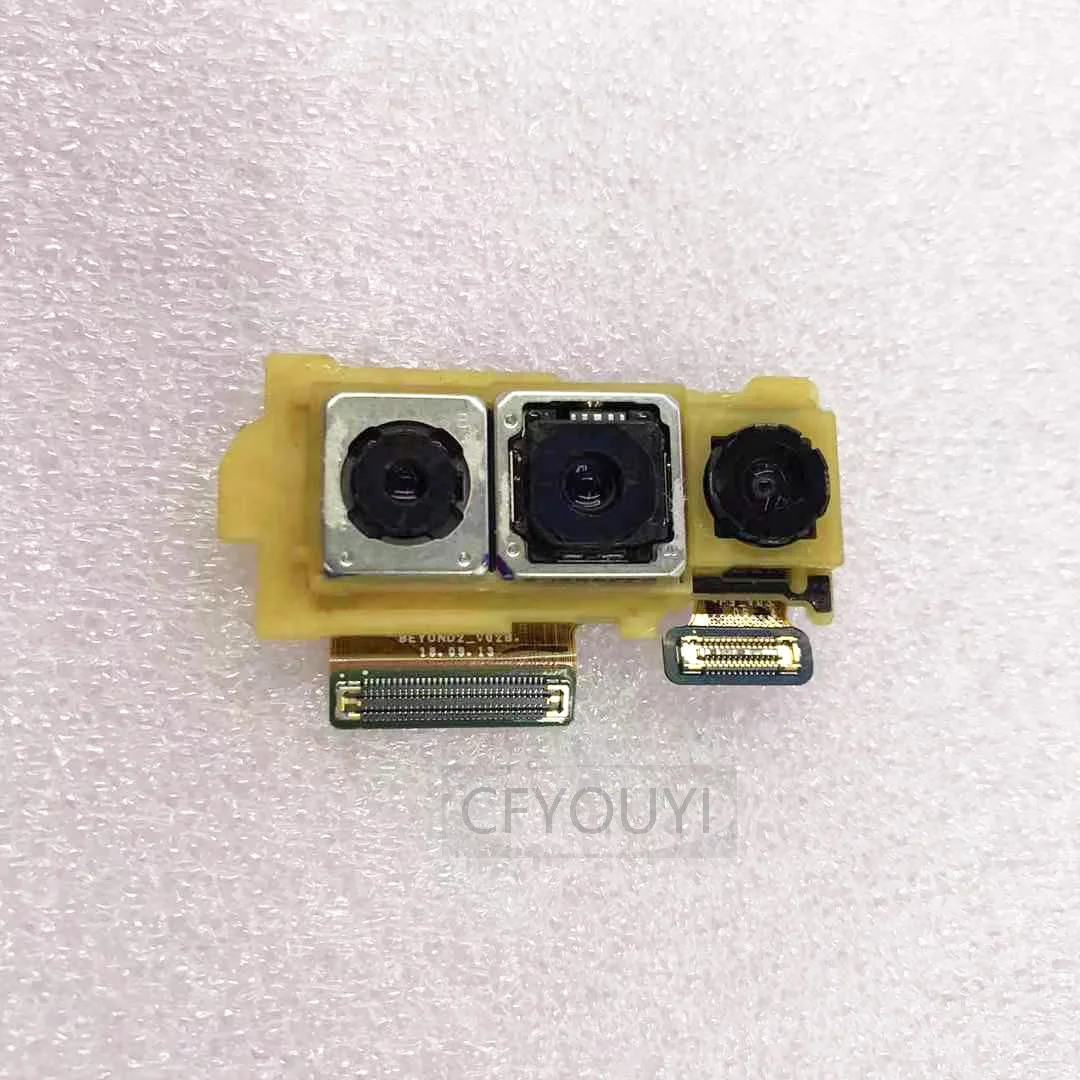 

10 шт. для Samsung Galaxy S10 G973/S10 Plus G975 большой основной модуль задней камеры, гибкий кабель, запасная часть