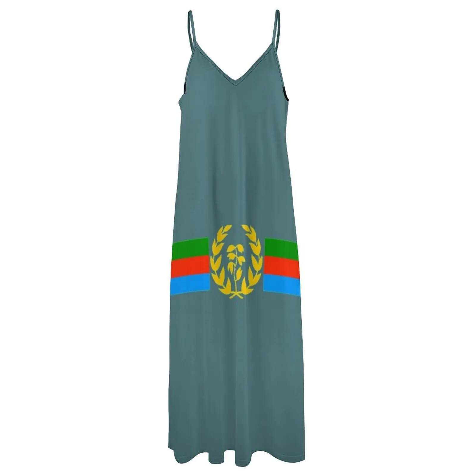 Eritrean Flag - Eritrean Emblem & Eritrea Flag Shirt Sleeveless Dress women\'s evening dress 2024 Women\'s skirt