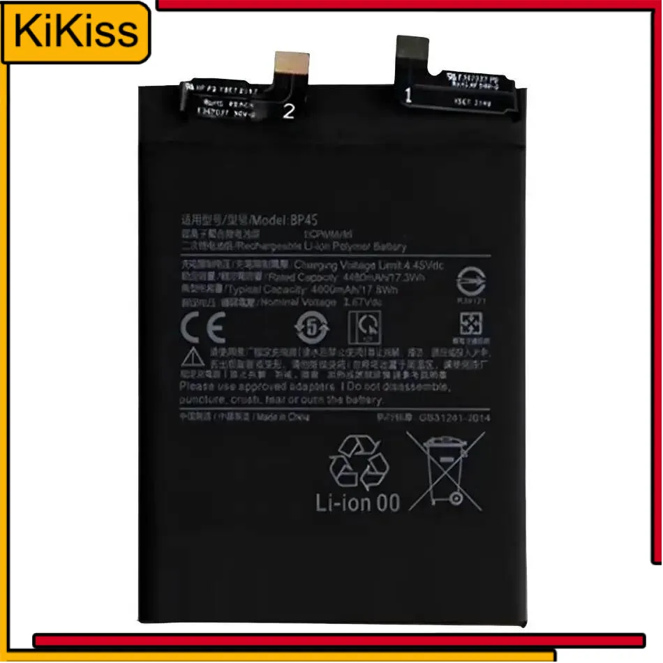 

For Xiaomi MI 12 Pro Mi12 Mobile Phone Battery BP45 Fast Charging 4600Mah