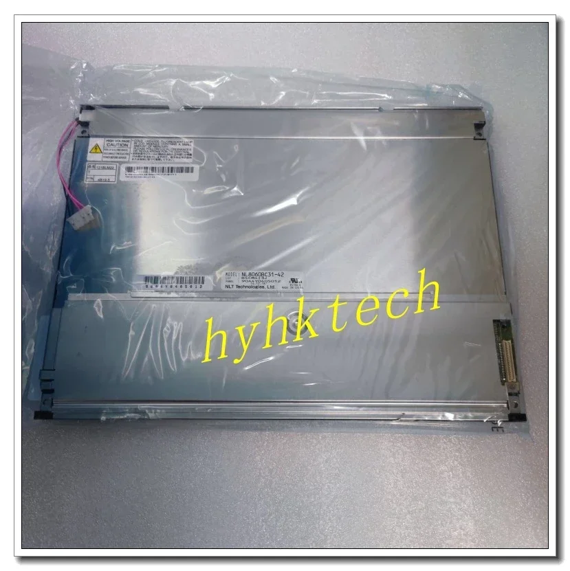 NL8060BC31-42 NL8060BC31-42D شاشة LCD صناعية مقاس 12.1 بوصة، جديدة ودرجة A+ في المخزون