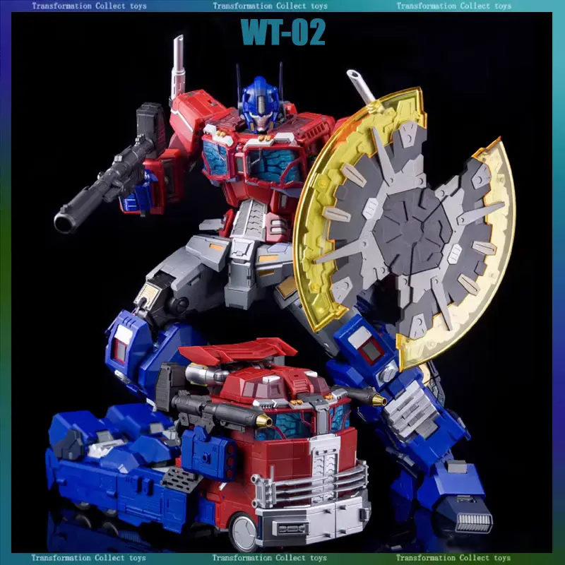 在庫あり変換ワンダフル-トランス WT-02 WT02 KO OP コマンダーアクションフィギュアモデルロボットコレクション子供のおもちゃギフト