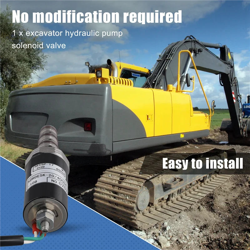 Trwałe części do koparek Durable-8230-32080 SA8230-32080 EC210 EC210B, elektrozawór pompy hydraulicznej do koparek Volvo EC290 240