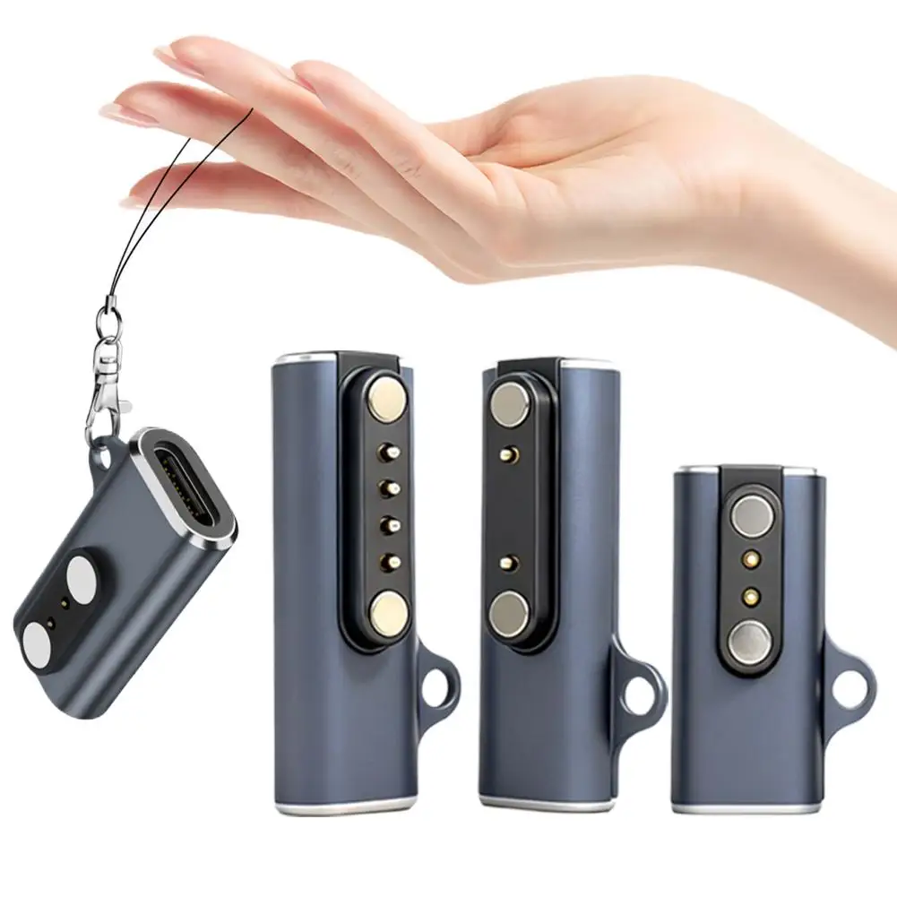 

Адаптер для зарядки наушников с костной проводимостью, индикаторная лампа, алюминиевый сплав, конвертер Type-C на 7.62 2/4 Pin, стабильный и безопасный.