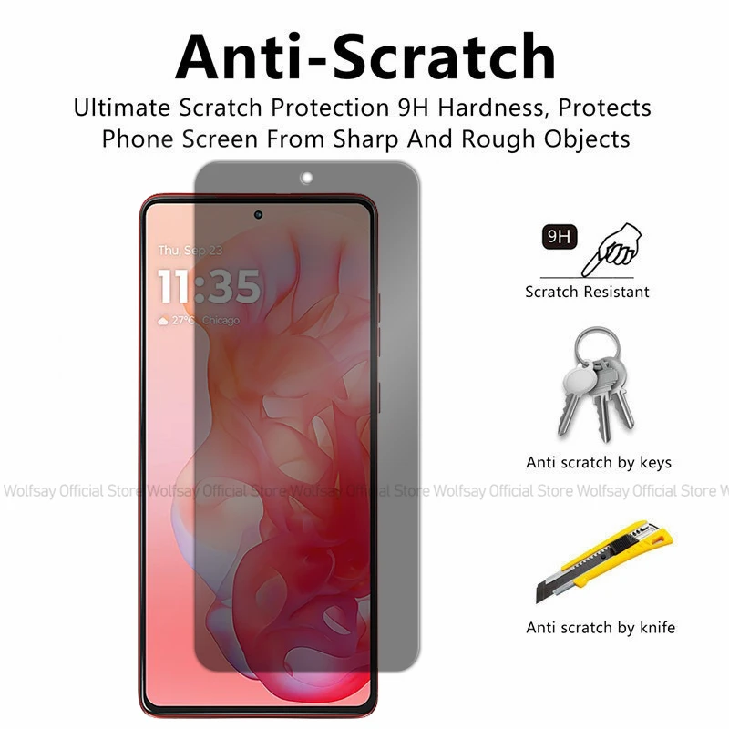 2/4PCS Privacy Screen Protector For Motorola Moto G Stylus 5G 2024 Anti-Spy Tempered Glass Motorola Moto G Stylus 5G 2024 Glass