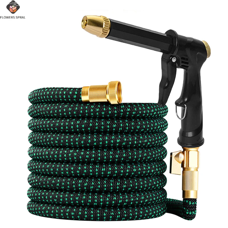 Scalable Magic Garden Hose - High Pressure Spray Gun - Adjustable Nozzle, Scalable Hose, Used For Car Wash Garden Irrigation