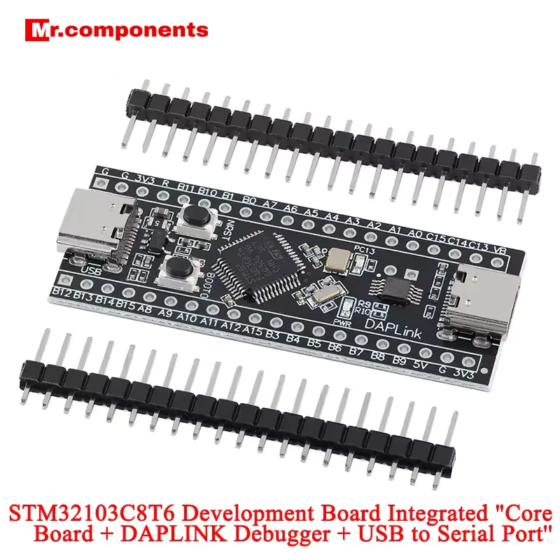 STM32103C8T6 Development Board Module Integrated STM32 ARM Core Board Programmer DAPLINK Debugger USB to Serial Port Converter