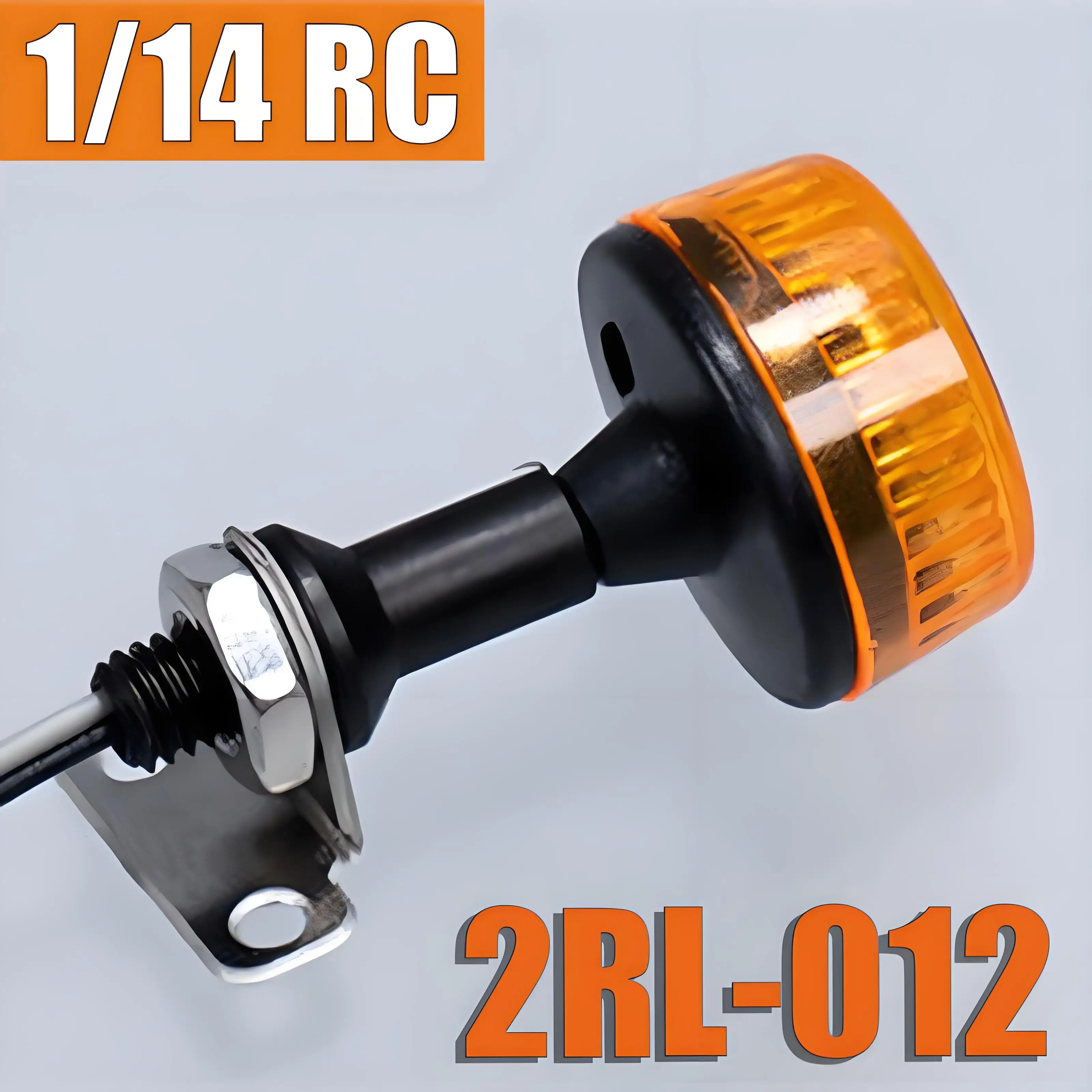 1:14th Scale RC Truck LED 5V Rotating Lamp Warning Light for SCANIA Tamiya 770S R620 for VOLVO ACTROS AROCS Model Car DIY