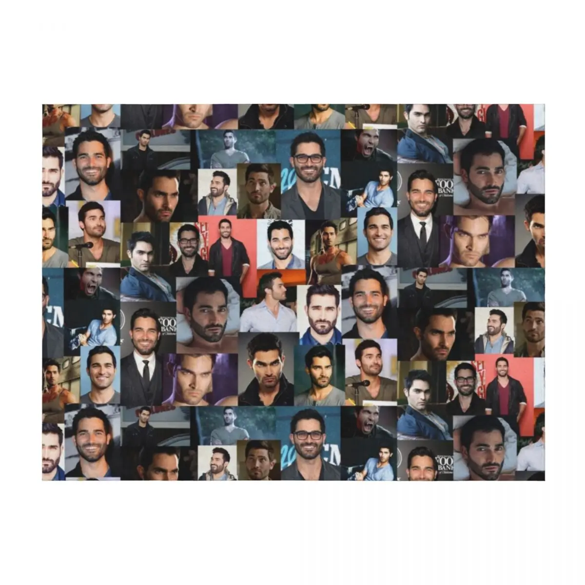 

Tyler Hoechlin collage Throw Blanket Tourist wednesday Comforter heavy to sleep Blankets
