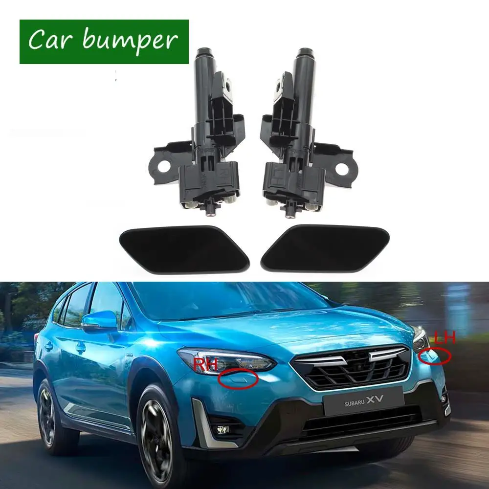

For Subaru XV Crosstrek 2018 2019 2020 2021 Front Headlight Washer Nozzle Cover Headlamp Water Spray Jet 86636FL010 86636FL000