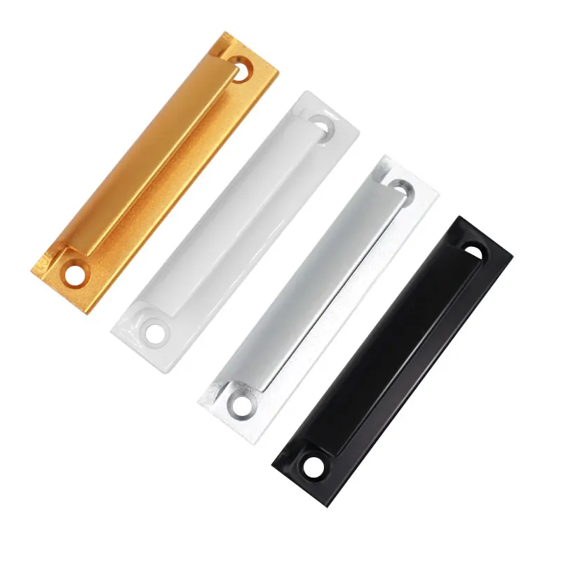 New Aluminum Alloy Door Handle Push-pull Balcony Gate Window Pulls Knob Furniture HIgh Quality