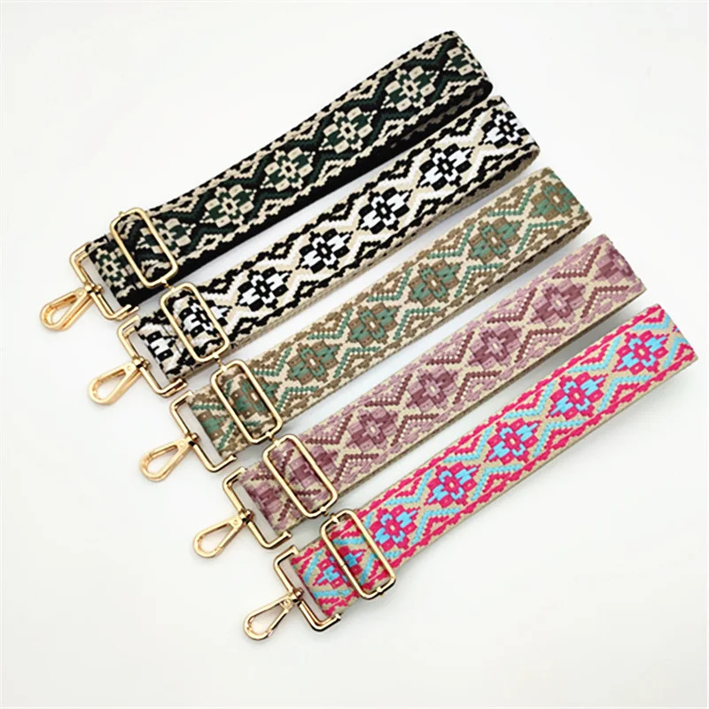 

New Ethnic Style Bag Shoulder Strap Replacement Handbag Straps for Crossbody Backpack Accessories