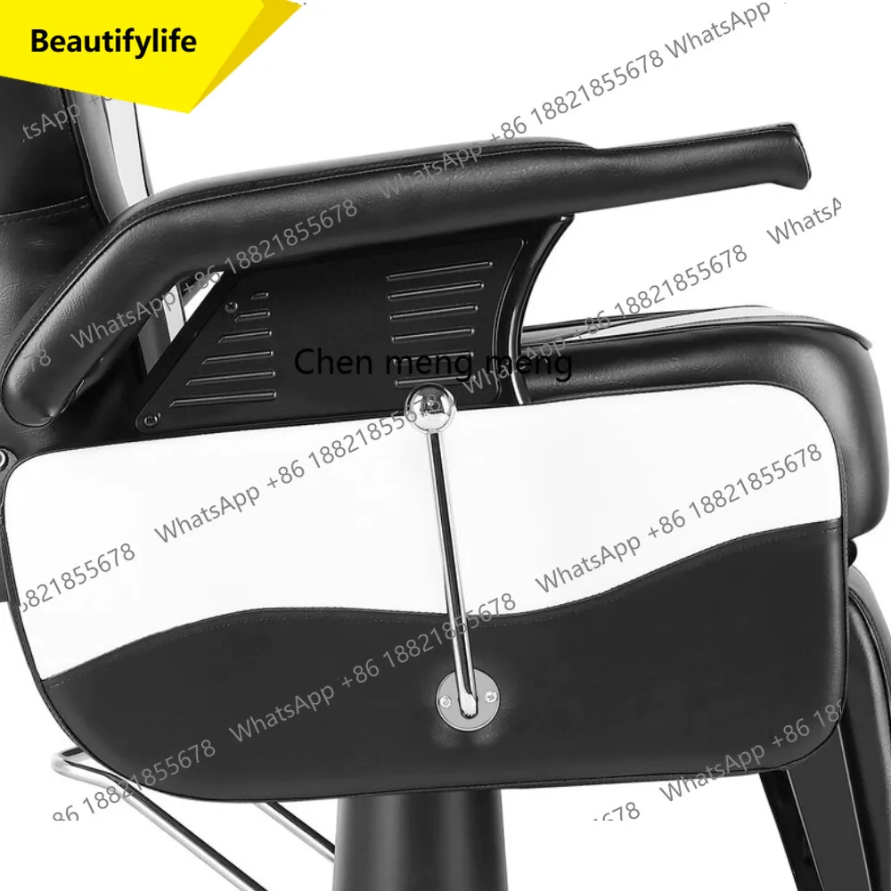 

01A Парикмахерское кресло из нержавеющей стали, соответствующее цвету волос, кресло для парикмахерской, кресло для стрижки и ухода за волосами в салоне красоты