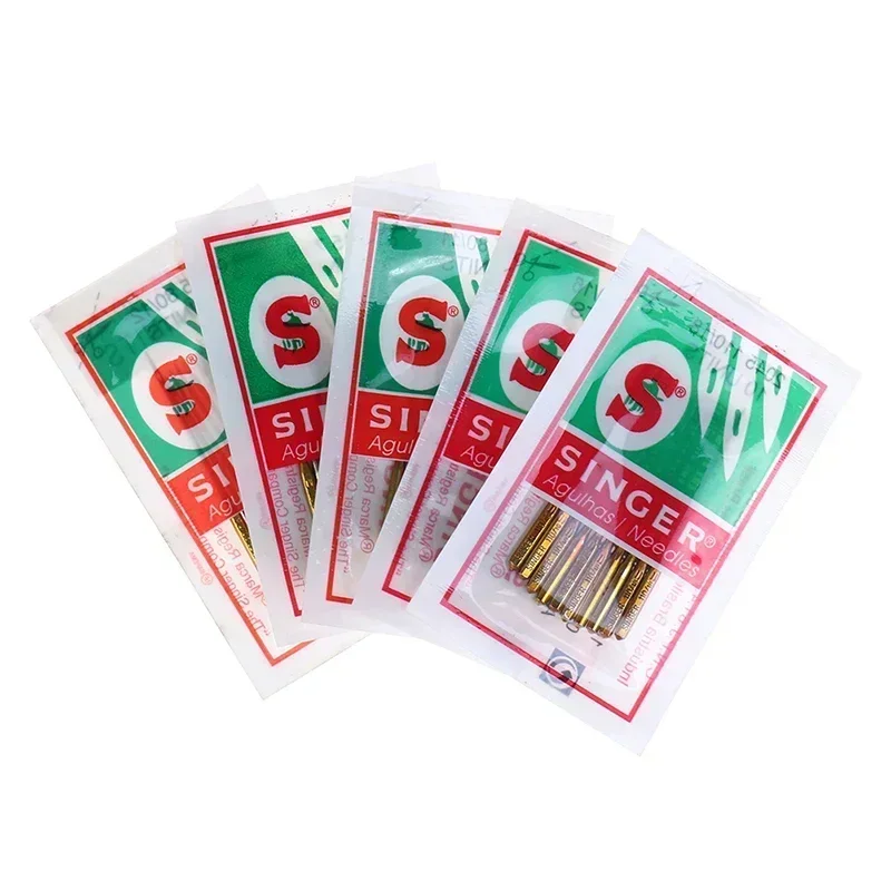 Hot 10pcs Mix Size Singer Needles Sewing Needle Domestic Household Sewing Machine Needles 2024 HAX1 705H 9#,11#,14#,16#,18#