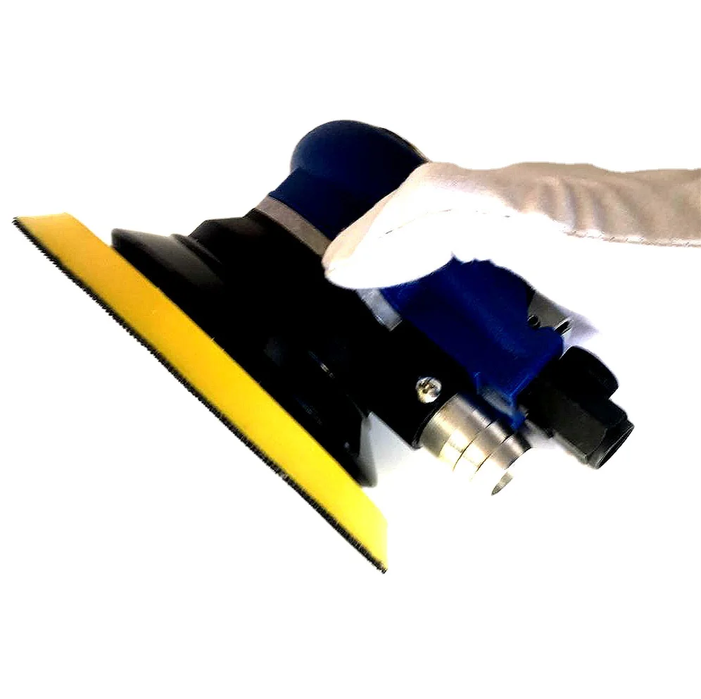 Professional 152mm 6-in. Air Sander 12000 Rpm. Sanding Disc and Backing Pad Sold Separately Self Vacuum Palm Sander
