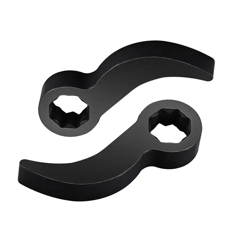 ABCA-2 Pack Crowbar Adapter Wrench Tool Pry Bar Wrench Adaptor Tool Fits For 1/2