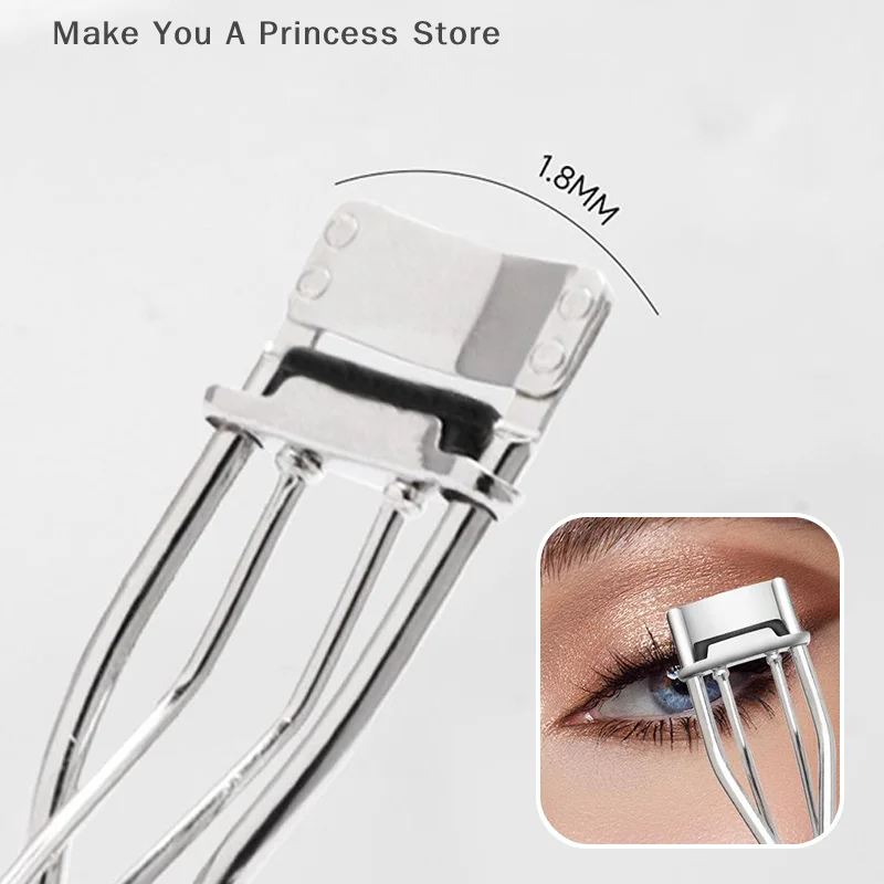 Mini Partial Eyelash Curler Nature Curl Sun Flower Eyelash Extension Volume Tweezers Stainless Steel Beauty Makeup Tool