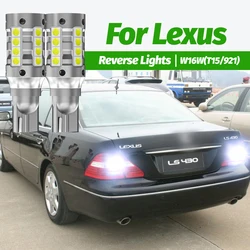 Canbus-リバースLED電球,w16w,t15,Lexus ls430,ls460,ls600h,gx460,nx200t,nx300h,rc350,rc200t,rc300,hs250h,ct200h,2個