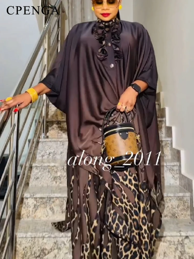 

Абая Рамадана с хиджабом для африканских женщин, большие размеры, Дашики, леопардовый кафтан, элегантное свадебное вечернее платье, турецкий кафтан, халат