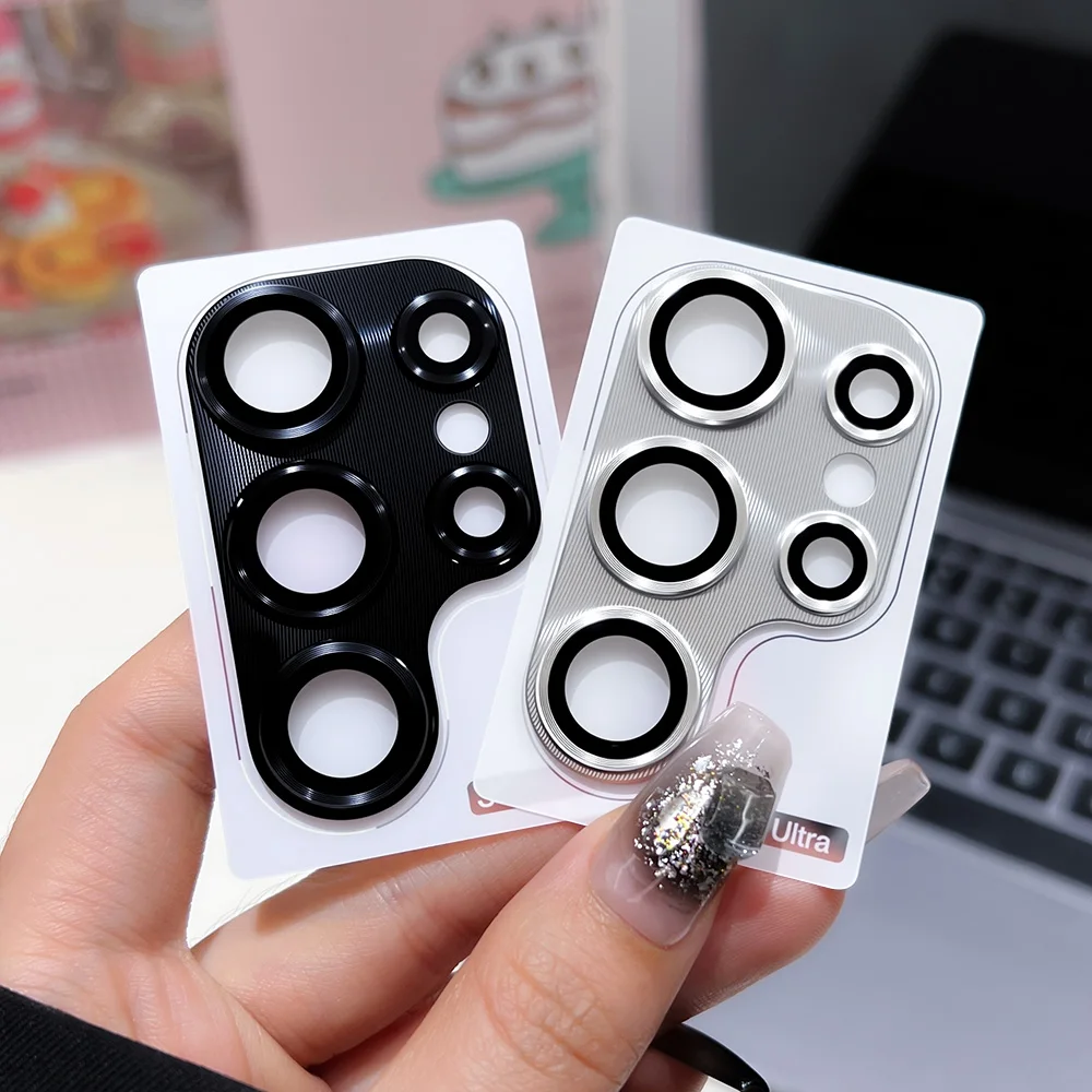 1-3PCS Metal Camera Lens Protector Glass Full Coverage for Samsung Galaxy S26 Ultra S25 S24 S23 Ultra Anti-Scratch Accessory