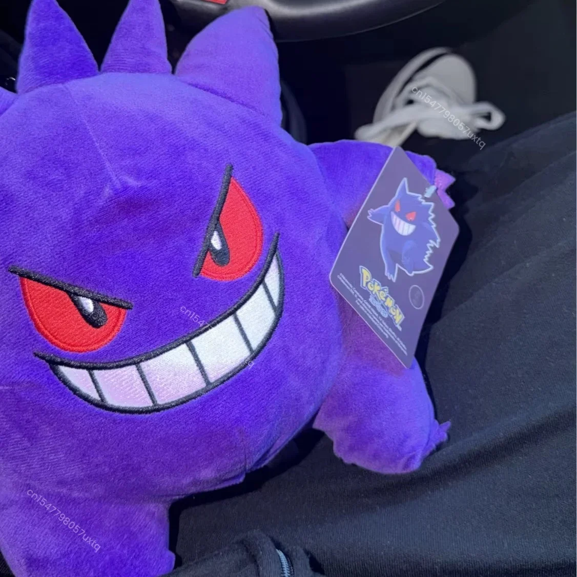 Schattige Gengar pluche knuffel Pokemon Ghost Type karakterpop Zacht paars Gengar Plushie Perfect cadeau voor Pokemon-liefhebbers