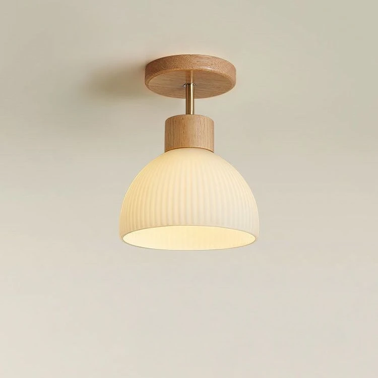 

Retro Striped Glass LED Ceiling Light Chandelier Nordic Decoration Lamp Balcony Corridor Aisle Light Living Dining Room Bedroom