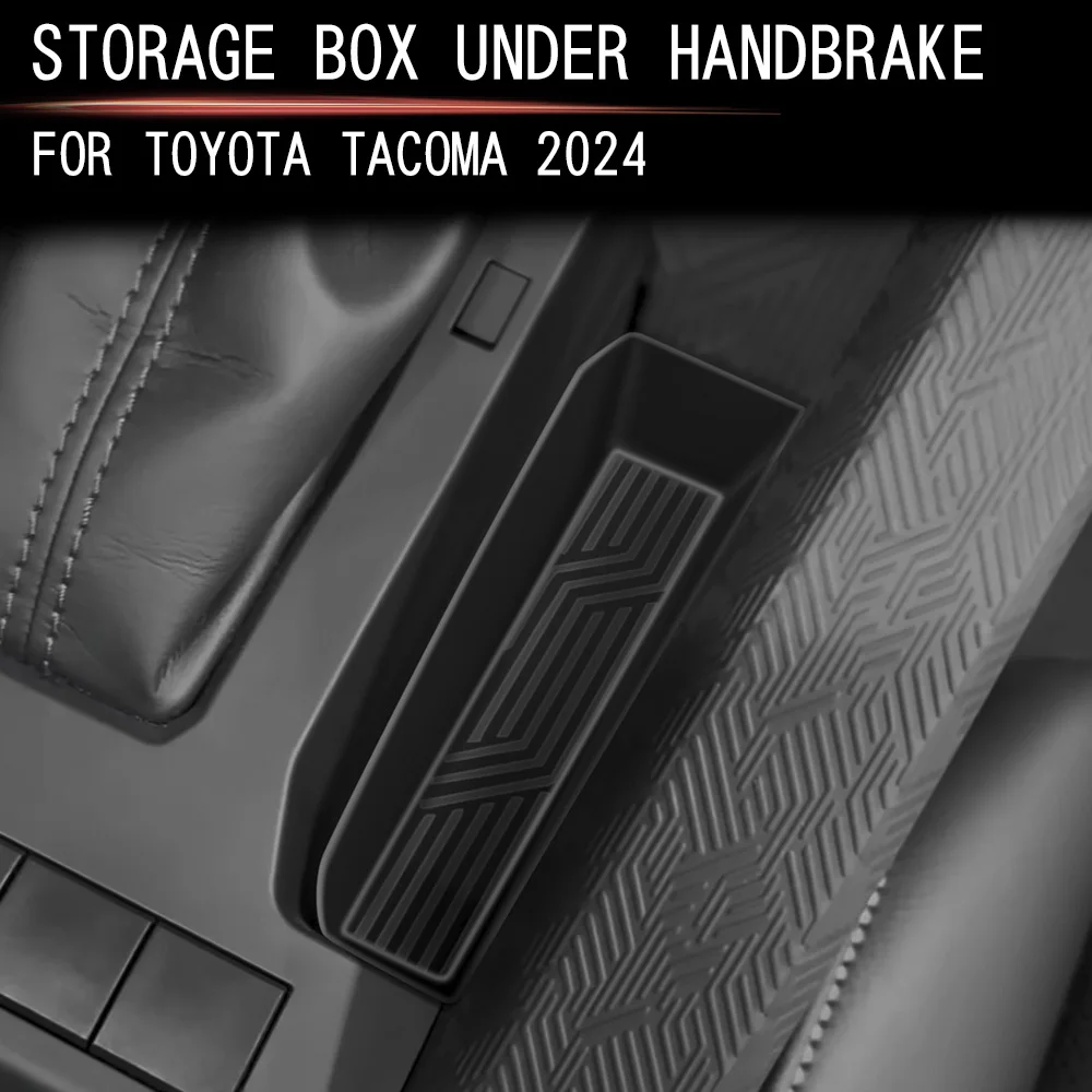 

Suitable for 24 Toyota TACOMA Storage box under the handbrake, dedicated to this car
