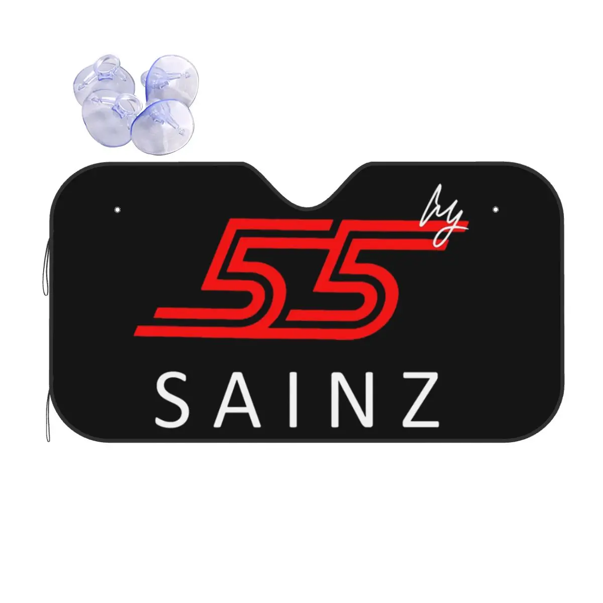 

Carlos Sainz Jr F1 Signature Graphic - темный солнцезащитный козырек на лобовое стекло автомобиля, солнцезащитный козырек, аксессуары, чехлы
